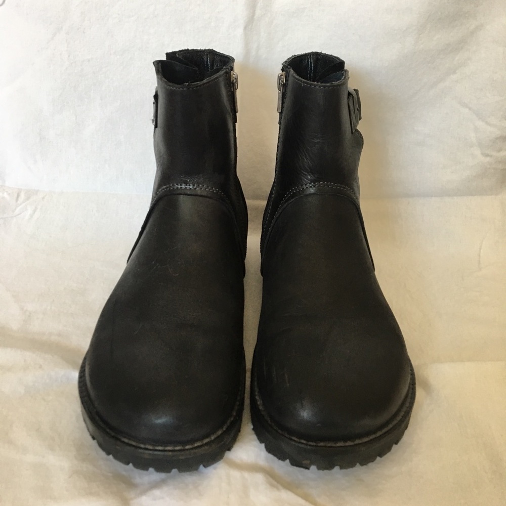 Black Birkenstock low boots
